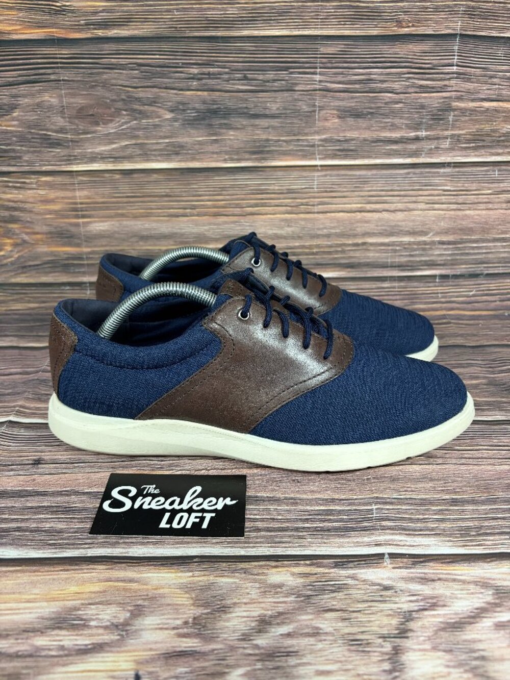 Cole Haan Grand Tour Oxford Blue Brown Lace‎ Up Sneakers Men's Size 10
